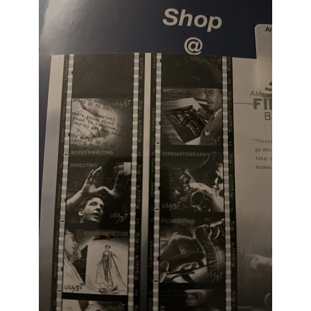 NEW USPS Sheet of 10 American Film Making Stamps